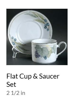 Grape Arbor Cup and Saucer