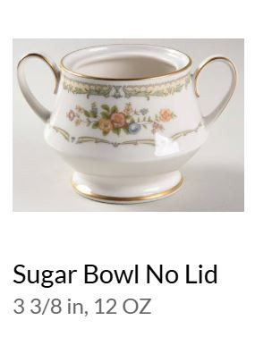Homage Sugar Bowl Bottom