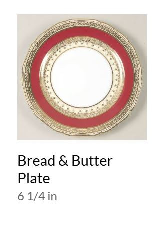 Marie Bread and Butter Plate