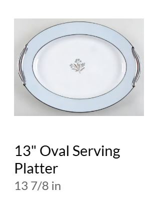 Mavis Medium Oval Platter