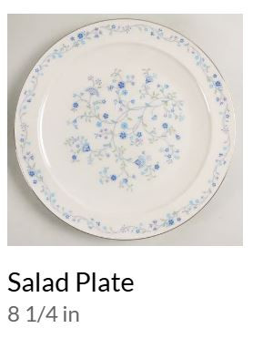 Serene Garden Round Salad Plate