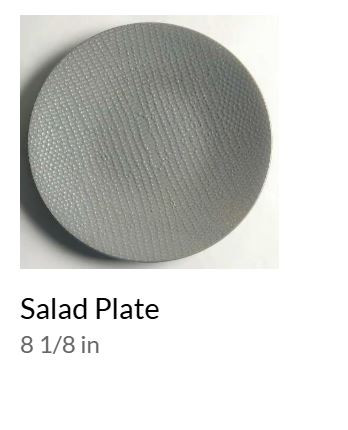 Silver Sage Round Salad Plate