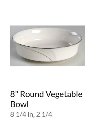 Sterling Tide Round Vegetable or Serving Bowl