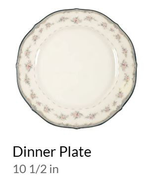 Traviata Dinner Plate