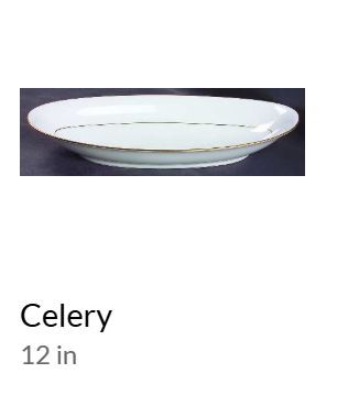 Dawn Celery Dish