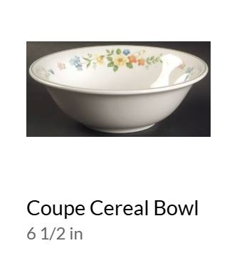 Matchmaker Coupe Cereal Bowl