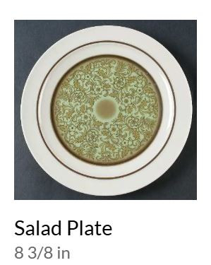 Moon Valley Round Salad Plate