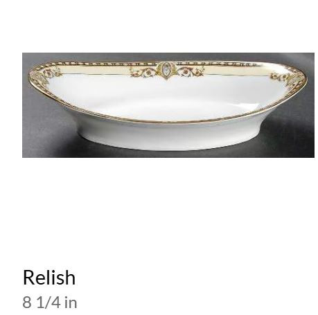 Bancroft Relish Dish