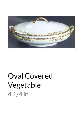 Bancroft Covered Vegetable