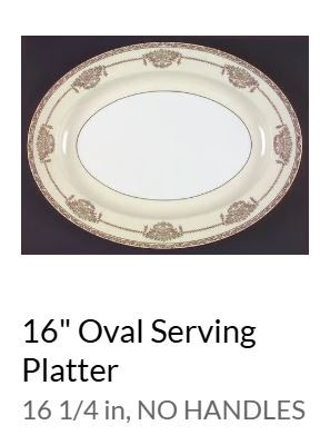 Bancroft Encrusted Large Oval Platter