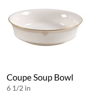 China Replacements, china matching Coupe Cereal Bowl