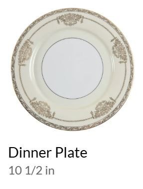 Bancroft Encrusted Dinner Plate