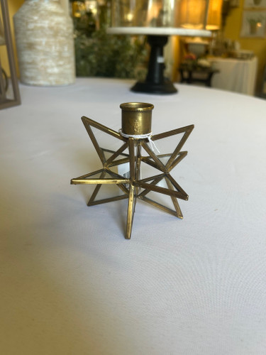 3D GOLD METAL GLASS STAR