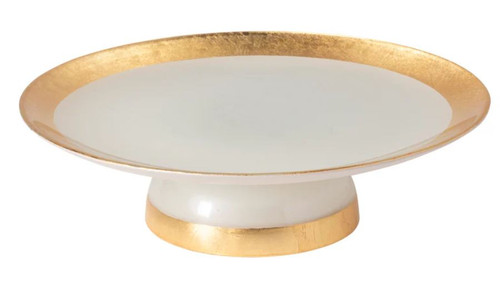 Camilla Gold Glass - Band Footed Plate - Costa Nova Dinnerware