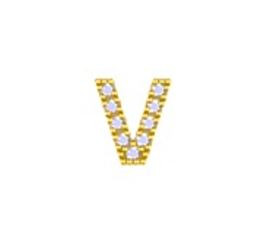 Mini Birthstone Charms White Gold 14 KT Gold Plated Brass Maya J