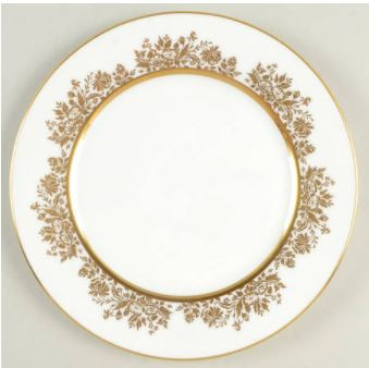 Golden Dawn Round Salad Plate