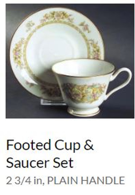 Song Birds Oxford Cup And Saucer