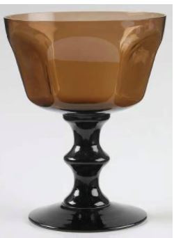 Antique Brown High Sherbet