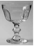 Antique Clear High Sherbet