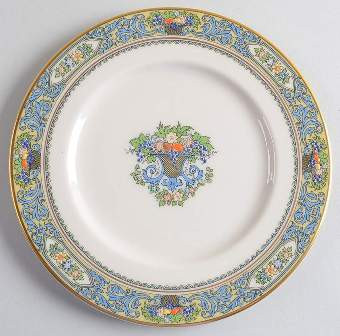 Autumn Round Salad Plate