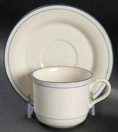 Blue Pinstripes Lenox Cup And