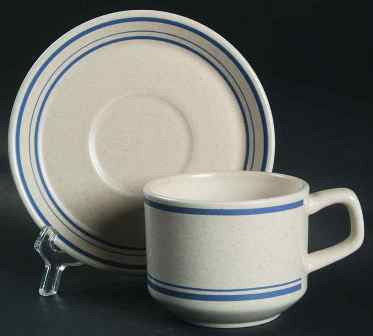 Blue Skies Cup and Saucer