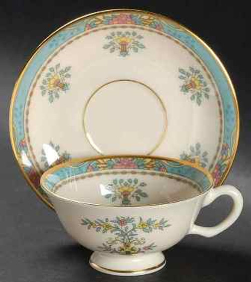 Blue Tree Lenox Cup And Saucer Blue Tree Lenox Cup And Saucer