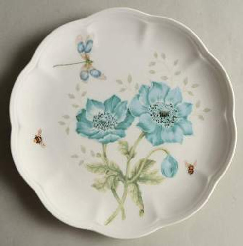 Butterfly Meadow Dragonfly Lenox Salad Plate Butterfly Meadow Dragonfly Lenox Salad Plate