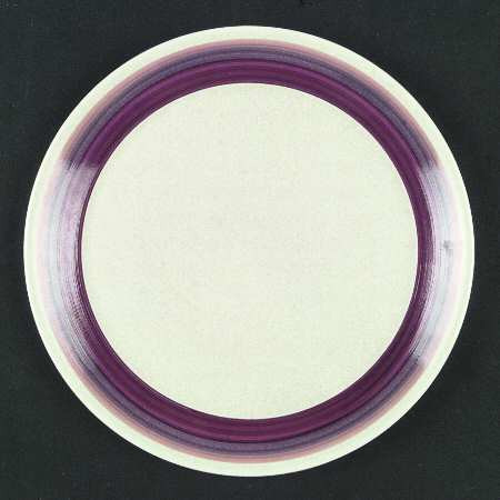 Brushwork Burgandy Dinner Plate