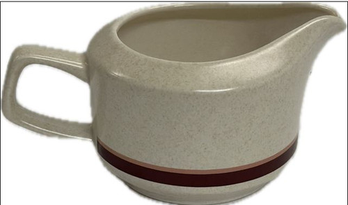Brushwork Burgandy Creamer