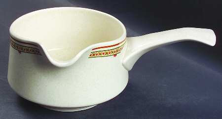 Coral Blossoms Gravy Boat and Stand