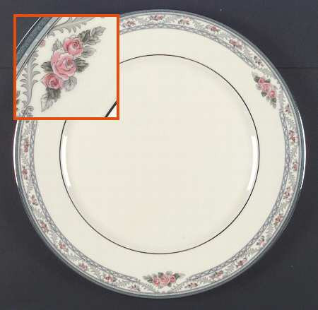Country Romance Dinner Plate