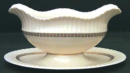 Cretan Gravy Boat and Stand