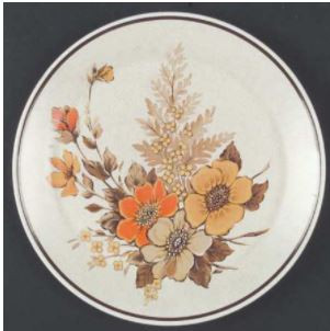 Fall Blossoms Dinner Plate