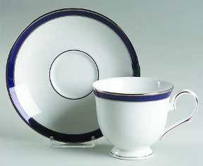 Federal Cobalt Cup and Saucer