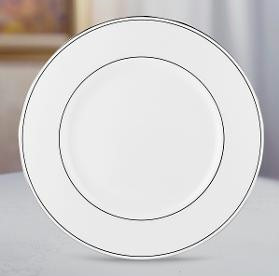 Federal Platinum Dinner Plate