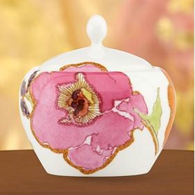 Floral Fussion Sugar and Lid