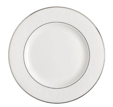 Floral Veil Round Salad Plate