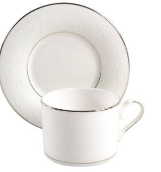 Floral Veil Cup and Saucer