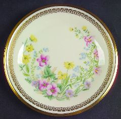 Flower Song Bread and Butter Plate