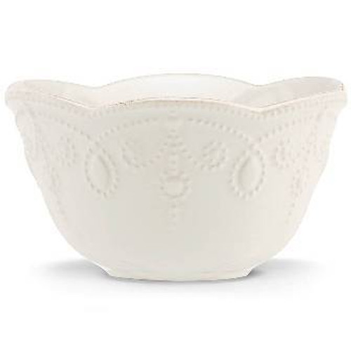 French Perle White Fruit Bowl By Lenox