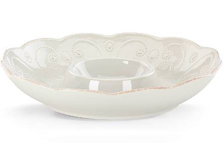 French Perle White Casserole Bottom