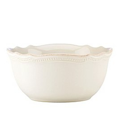 French Perle Bead White All Purpose Bowl By Lenox
