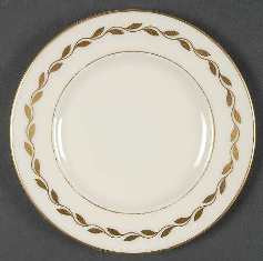 Golden Wreath Bread and Butter Plate
