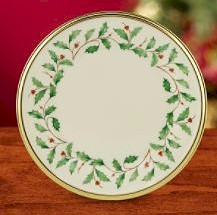 Holiday Bread and Butter Plate