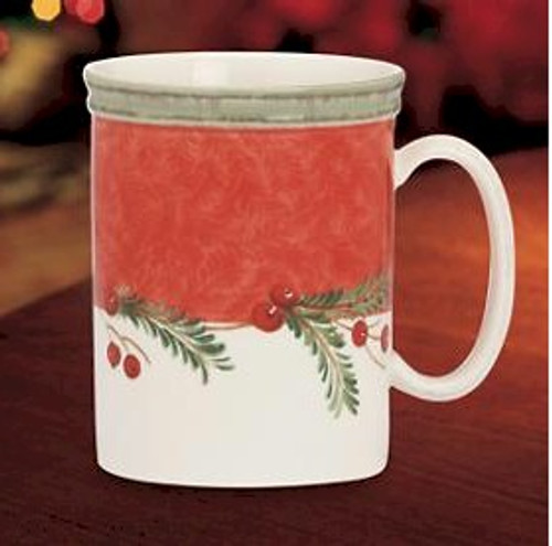 Holiday Wreath Lenox Mug
