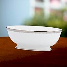 Lace Couture Oval Vegetable or Serving Bowl