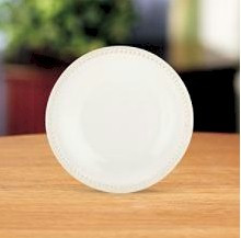 Linen Weave Luncheon Plate or Accent Plate