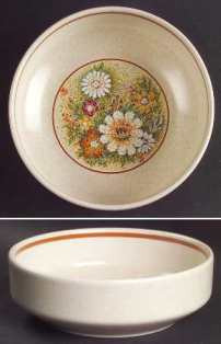 Magic Garden Round Soup Cereal Bowl