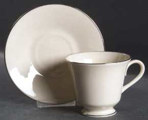 Maywood Lenox Cup And Saucer Cream With Pl